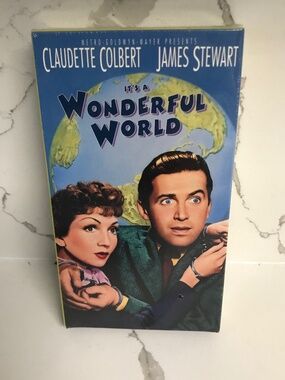 Vintage VHS It’s A Wonderful World Movie 1939 NIB